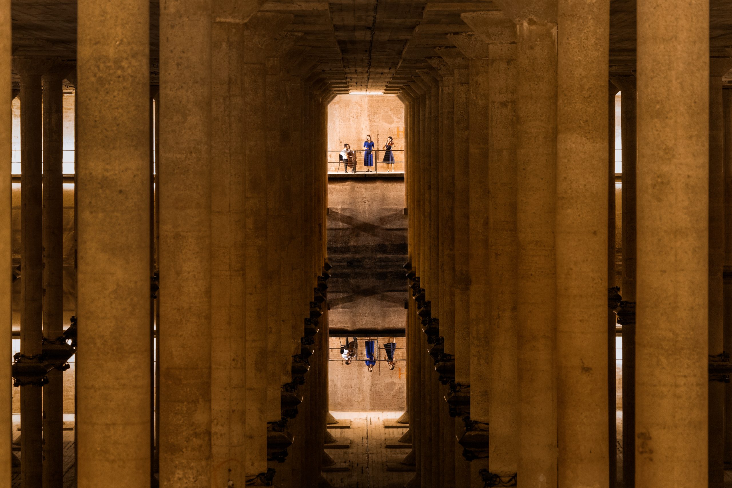 Buffalo Bayou Partnership and DACAMERA in the Cistern for Underground Sounds program